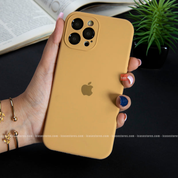 iPhone Silicone Case with Camera Lens Frame
