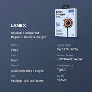 Q.Mag MagSafe Transparent Magnetic Smart Charger