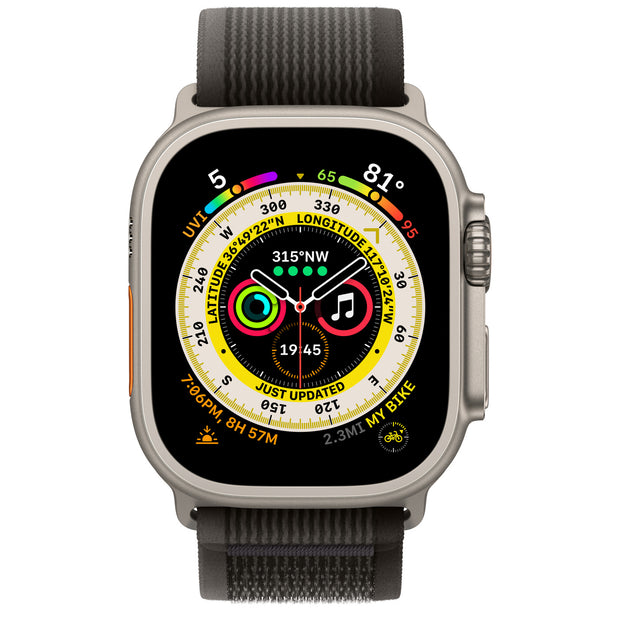 Trail Loop Apple Watch Band - Black/Gray