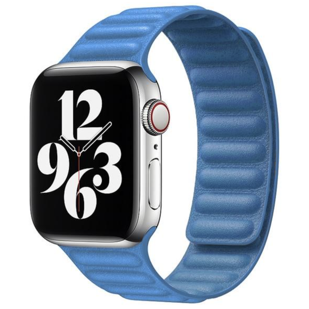 Magnetic Leather Link Loop Band For Apple Watch - iCase Stores