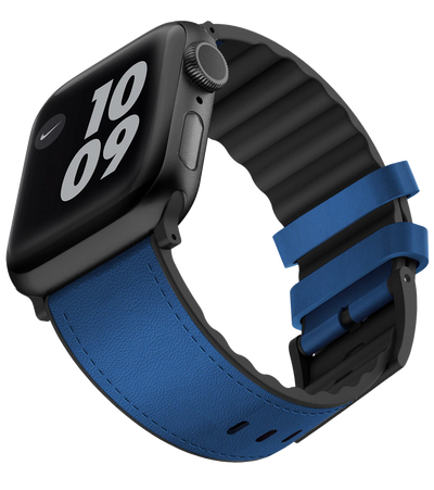 Venturx Genuine Leather Strap for Apple Watch - Blue