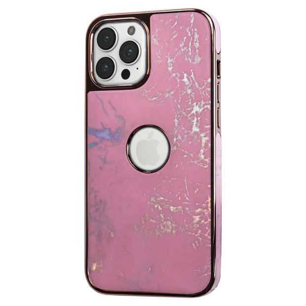 Marble Case With Logo Hole
