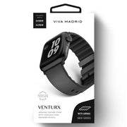 Venturx Genuine Leather Strap for Apple Watch - Black - iCase Stores