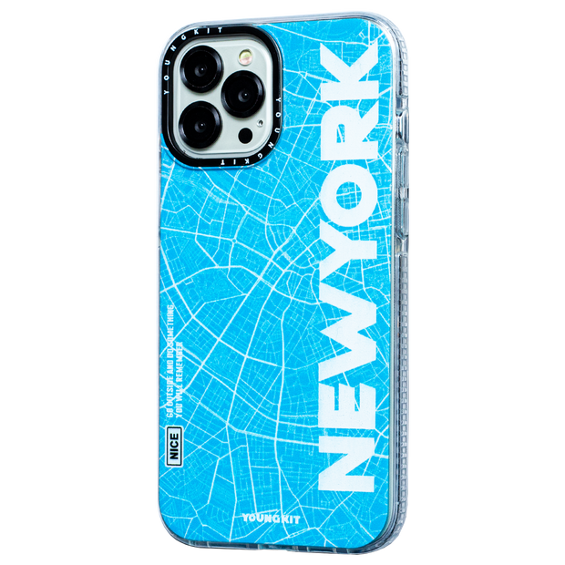 New York Map Printed YoungKit Case